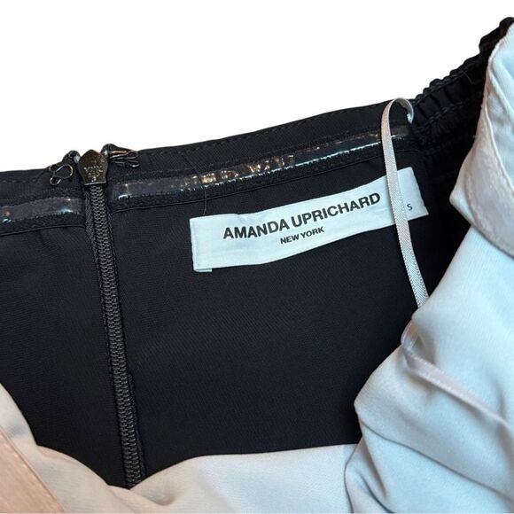 Amanda Uprichard Kerry Skort Romper - Black & Ivory Size Small - Picture 5 of 5